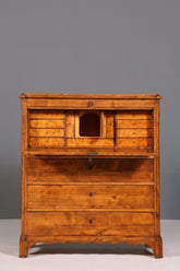 Stilvoller Louis Philippe Sekretär Vertiko Gründerzeit Kommode um 1880 Schreibkommode