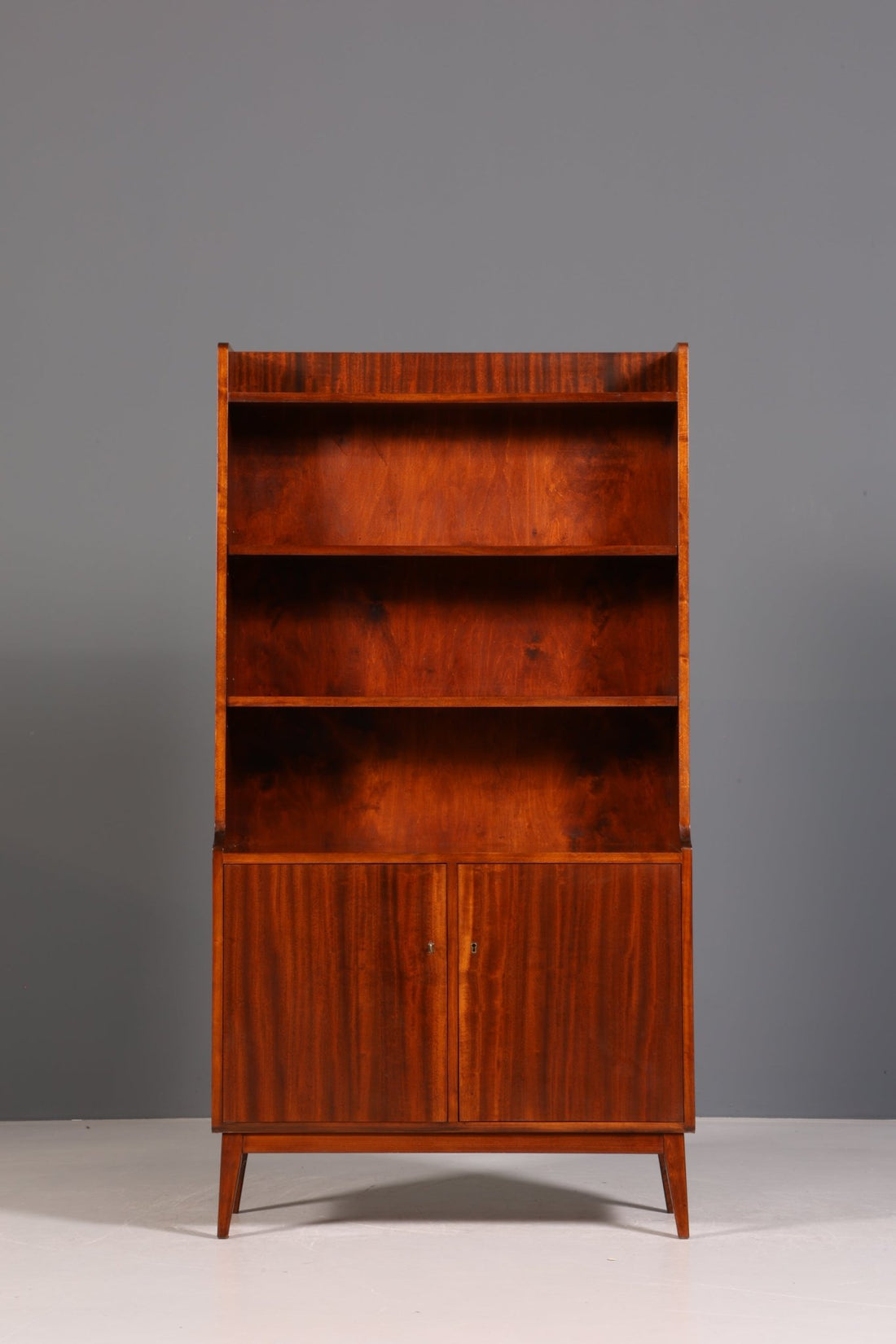Stilvoller Mid Century Schrank Bücherregal Vintage Highboard Retro Holz Regal 60er Jahre