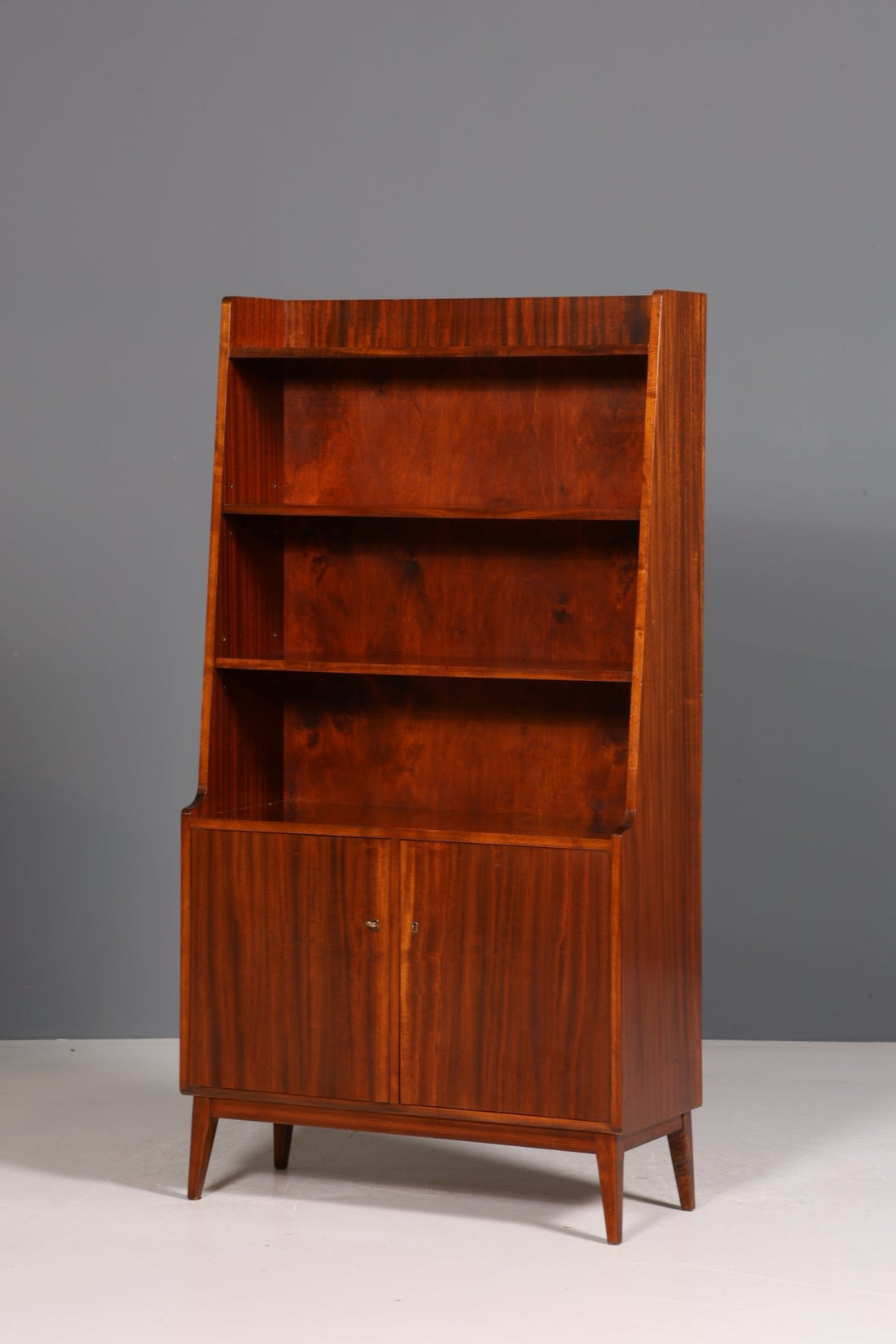 Stilvoller Mid Century Schrank Bücherregal Vintage Highboard Retro Holz Regal 60er Jahre