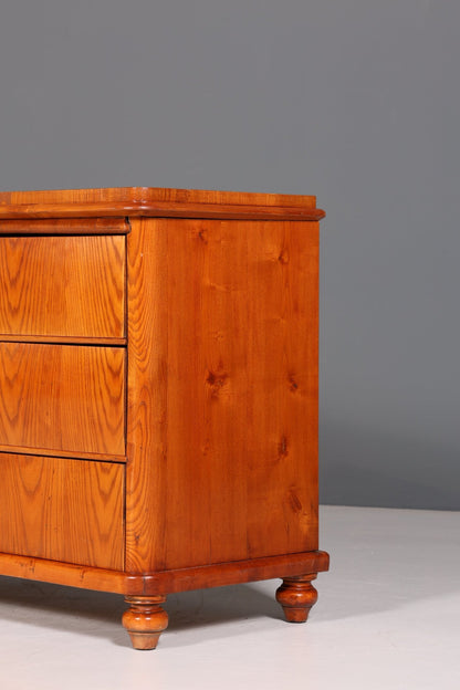 Traumhafte Biedermeier Kommode Antik Schrank Weichholz Schubladenkommode