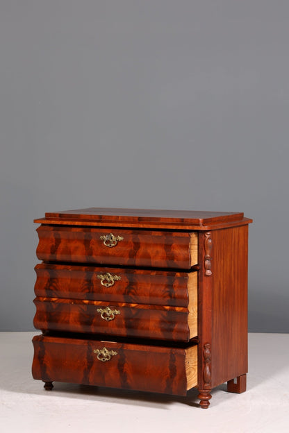 Dreamlike Louis Philippe chest of drawers, Wilhelminian style sideboard around 1880, chest of drawers, laundry chest
