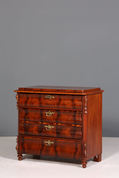 Dreamlike Louis Philippe chest of drawers, Wilhelminian style sideboard around 1880, chest of drawers, laundry chest