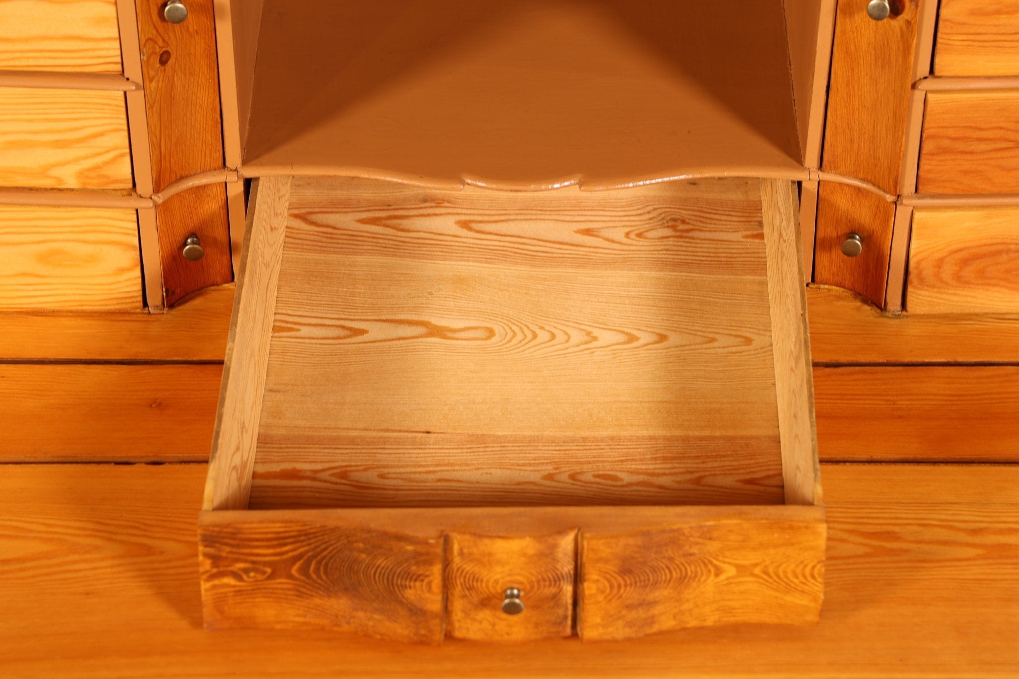 Traumhafter Biedermeier Sekretär Vertiko Antik Weichholz Kommode um 1880 Schreibkommode