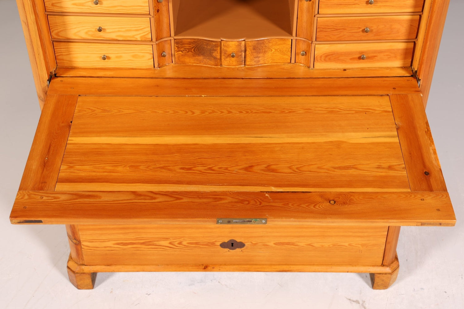 Traumhafter Biedermeier Sekretär Vertiko Antik Weichholz Kommode um 1880 Schreibkommode