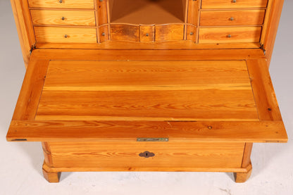 Traumhafter Biedermeier Sekretär Vertiko Antik Weichholz Kommode um 1880 Schreibkommode