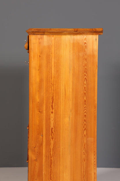 Traumhafter Biedermeier Sekretär Vertiko Antik Weichholz Kommode um 1880 Schreibkommode