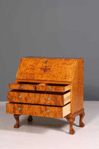 Traumhafter Sekretär um 1930 Büro Kommode echt Holz Schreibtisch Bürokommode Office Secretary