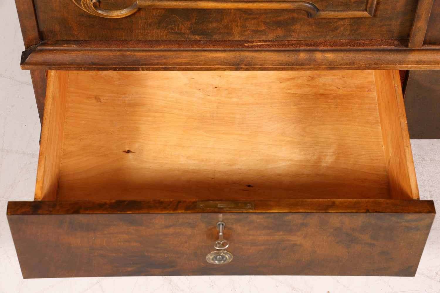 Fantastic Chippendale Cabinet Baroque Style Vertiko Highboard Antique 50s 60s Chest of Drawers