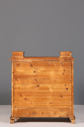 Wunderschöne Gründerzeit Kommode Louis Philippe Vertiko Nussbaum Sideboard um 1880