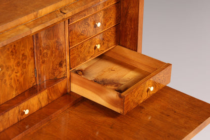 Beautiful Biedermeier Secretary Vertiko Antique Chest of Drawers Office Writing Desk