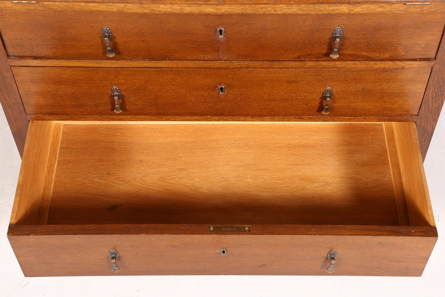 Beautiful secretary in Art Deco style antique around 1930 office chest of drawers writing desk office table