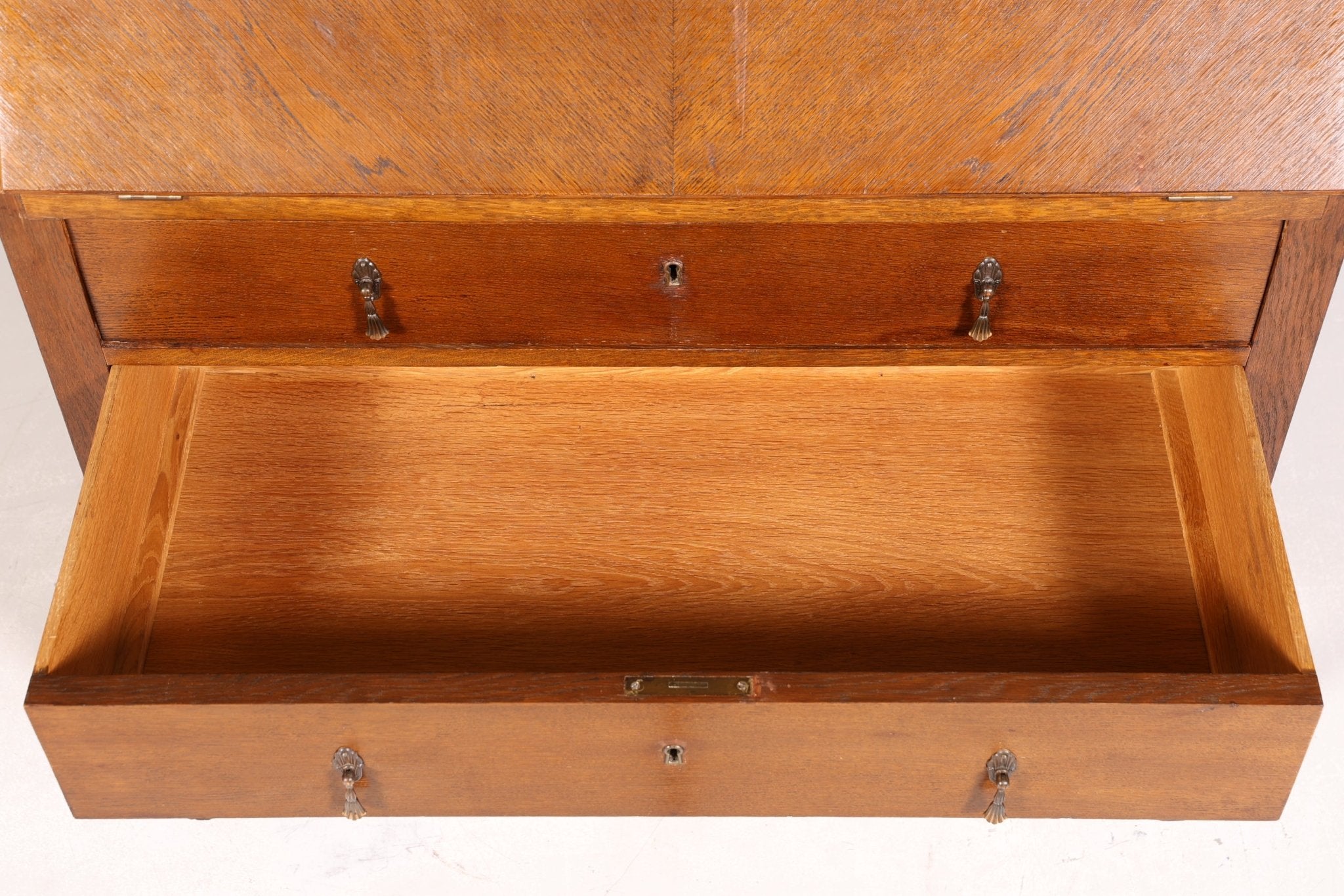 Beautiful secretary in Art Deco style antique around 1930 office chest of drawers writing desk office table
