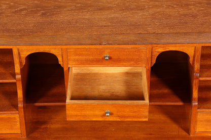 Beautiful secretary in Art Deco style antique around 1930 office chest of drawers writing desk office table
