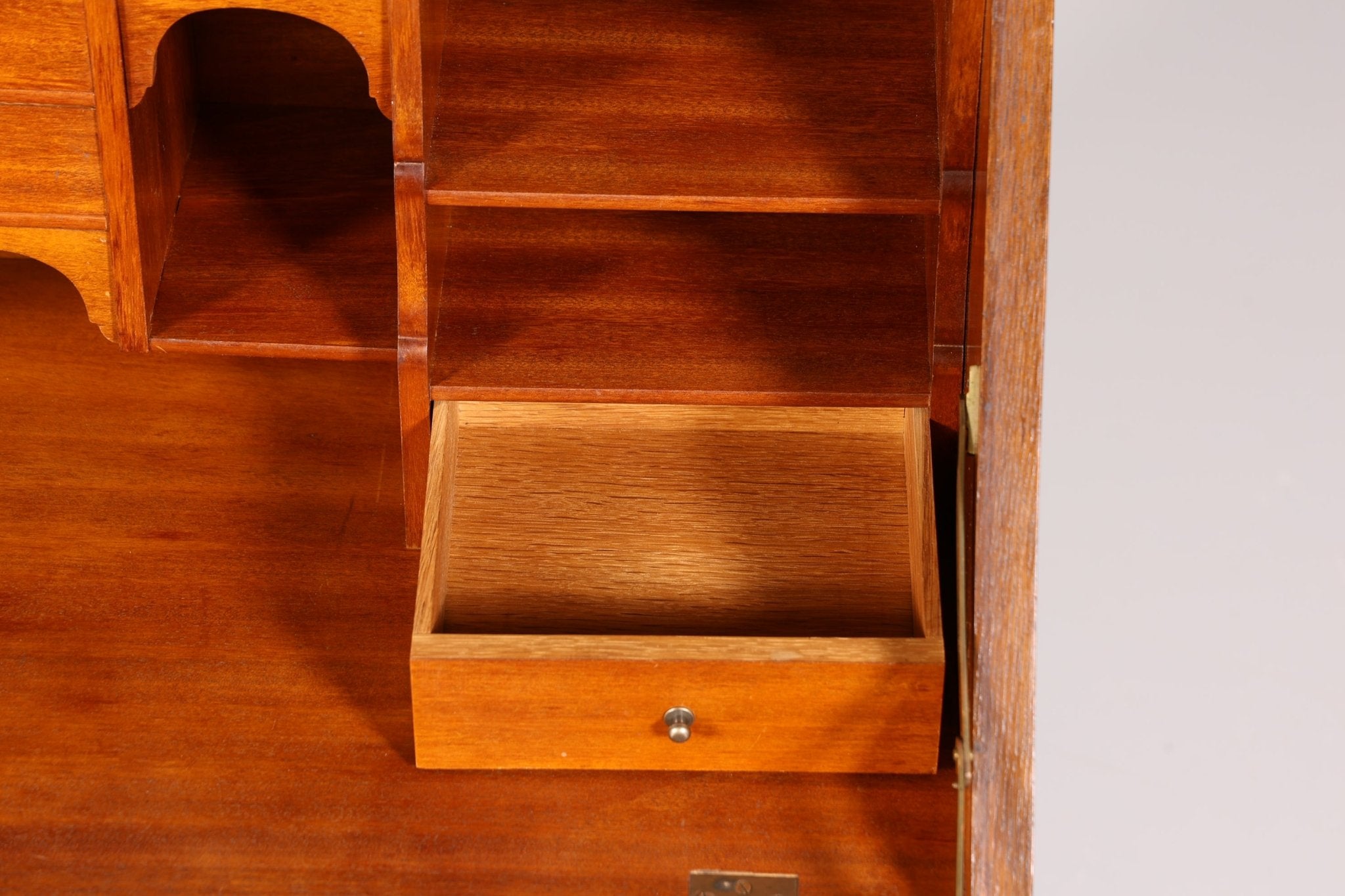 Beautiful secretary in Art Deco style antique around 1930 office chest of drawers writing desk office table