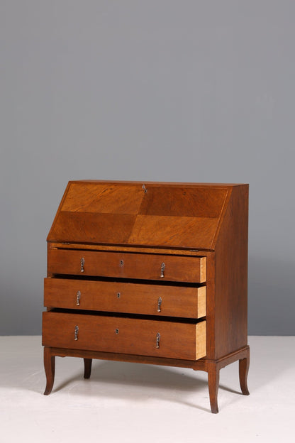 Beautiful secretary in Art Deco style antique around 1930 office chest of drawers writing desk office table