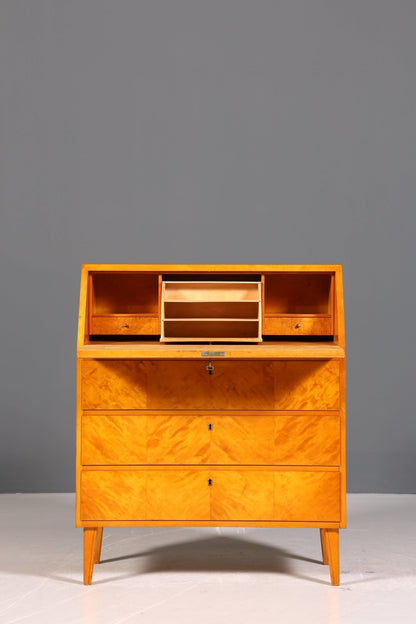 Beautiful secretary in the Biedermeier style around 1930, folding secretary, writing chest