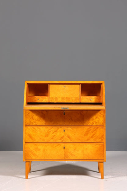 Beautiful secretary in the Biedermeier style around 1930, folding secretary, writing chest