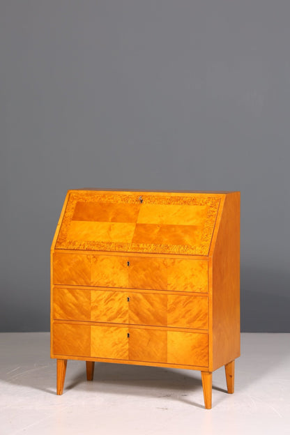 Beautiful secretary in the Biedermeier style around 1930, folding secretary, writing chest