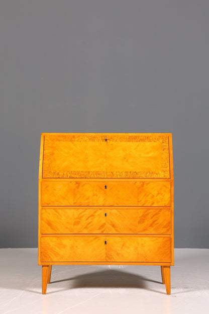 Beautiful secretary in the Biedermeier style around 1930, folding secretary, writing chest