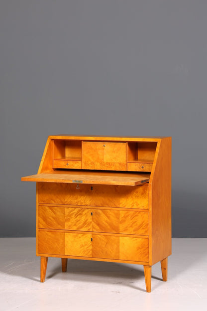 Beautiful secretary in the Biedermeier style around 1930, folding secretary, writing chest