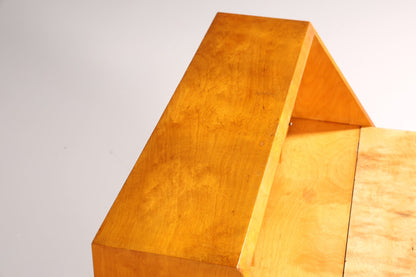 Beautiful secretary in the Biedermeier style around 1930, folding secretary, writing chest