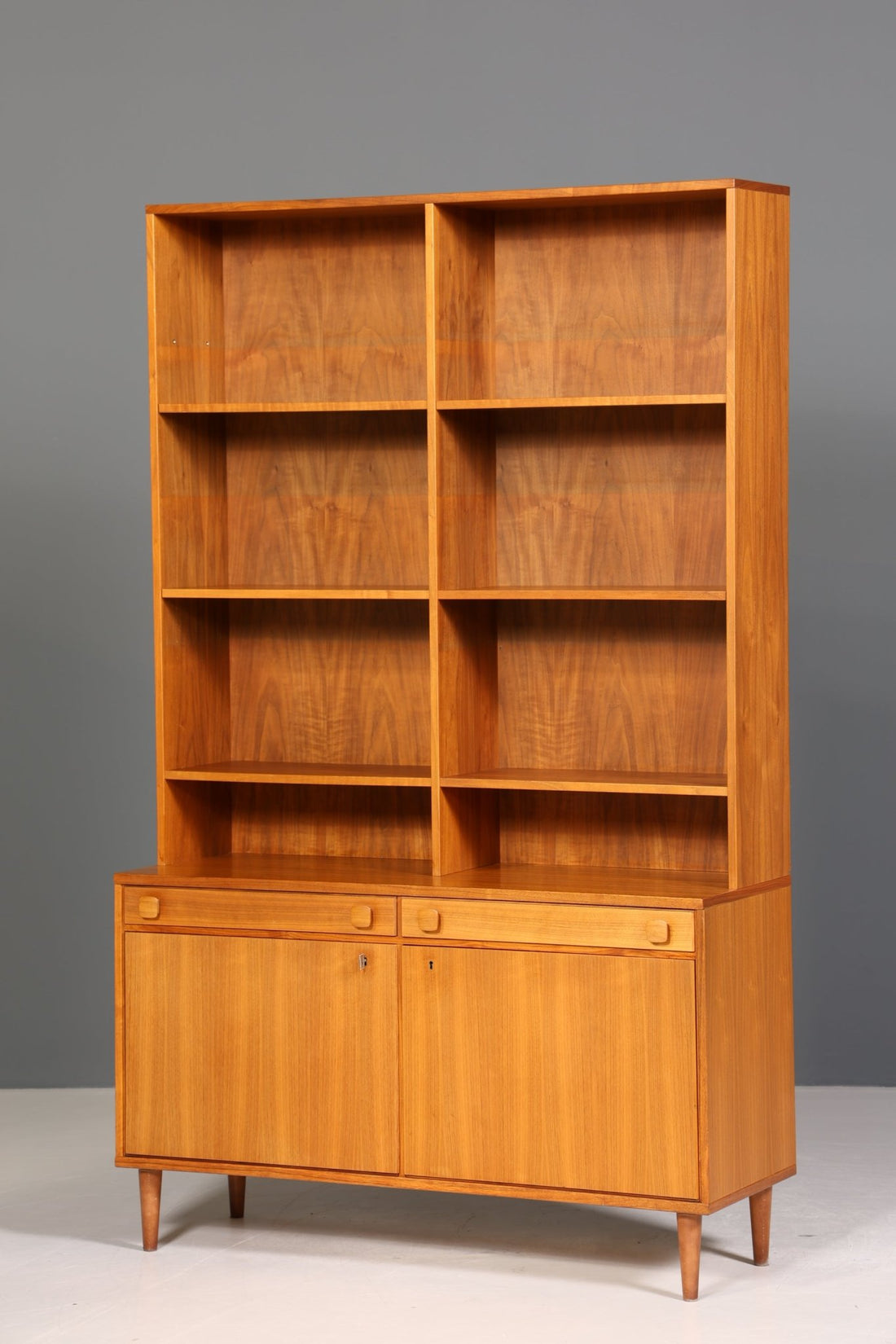 Wunderschönes Mid Century Regal &quot;Ulferts- Made in Sweden&quot; echt Holz Schrank Retro Kommode Vintage Bücherregal 60er Jahre
