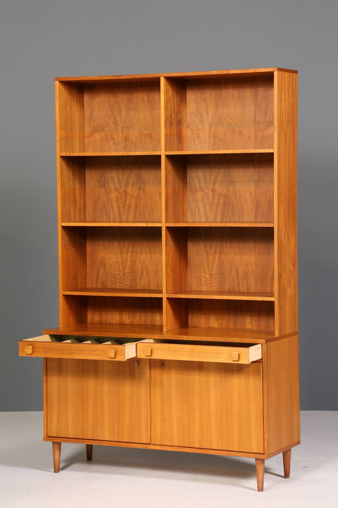 Wunderschönes Mid Century Regal &quot;Ulferts- Made in Sweden&quot; echt Holz Schrank Retro Kommode Vintage Bücherregal 60er Jahre