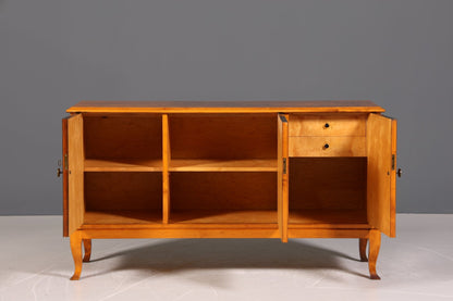 Wunderschönes Original Art Deco Sideboard Antik Schrank Birke TV Kommode um 1930