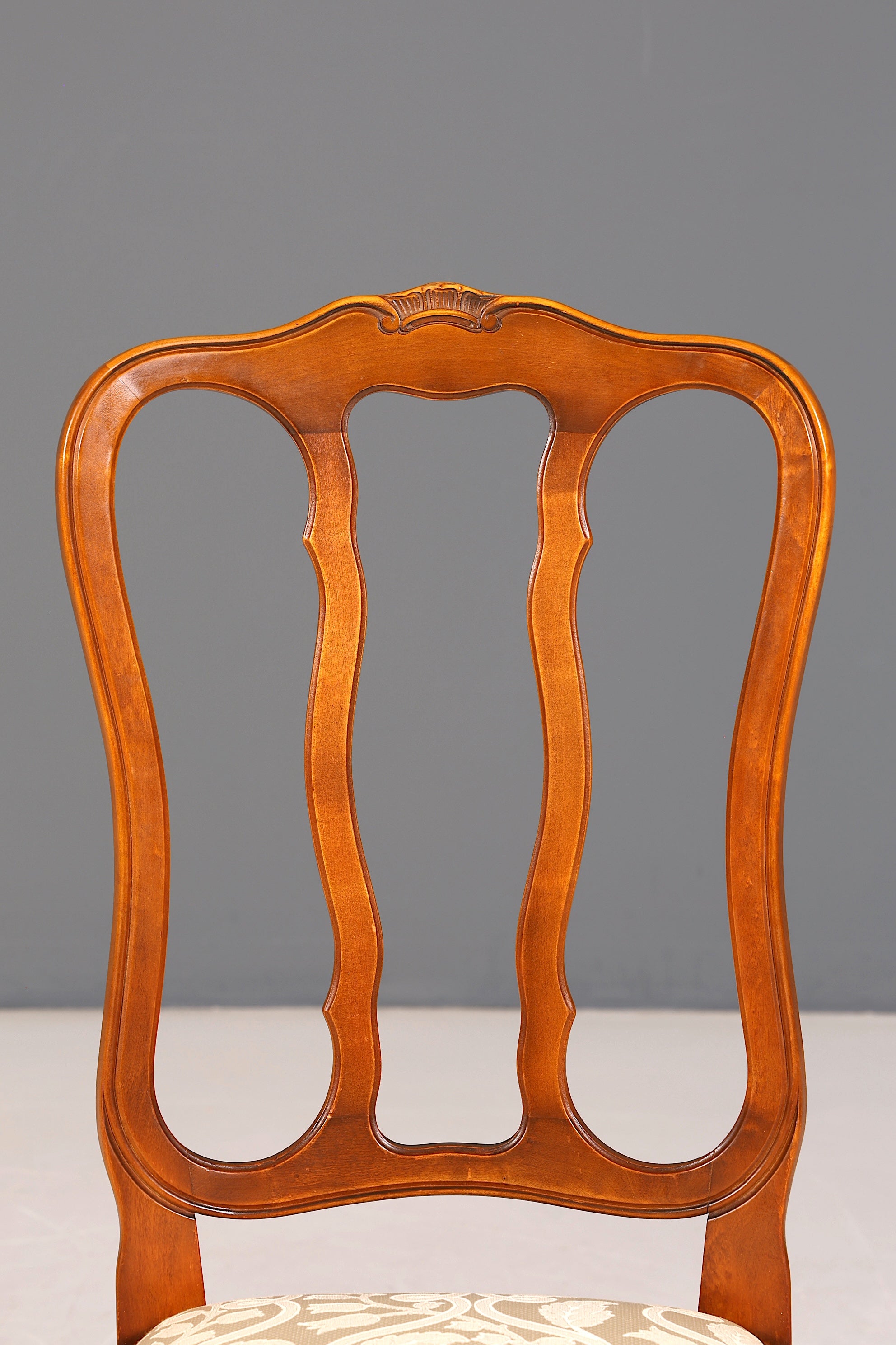 4x Traumhafte Chippendale Stühle Barock Stil Stuhlset Polsterstuhl Set Küchenstühle Esszimmer Stühle
