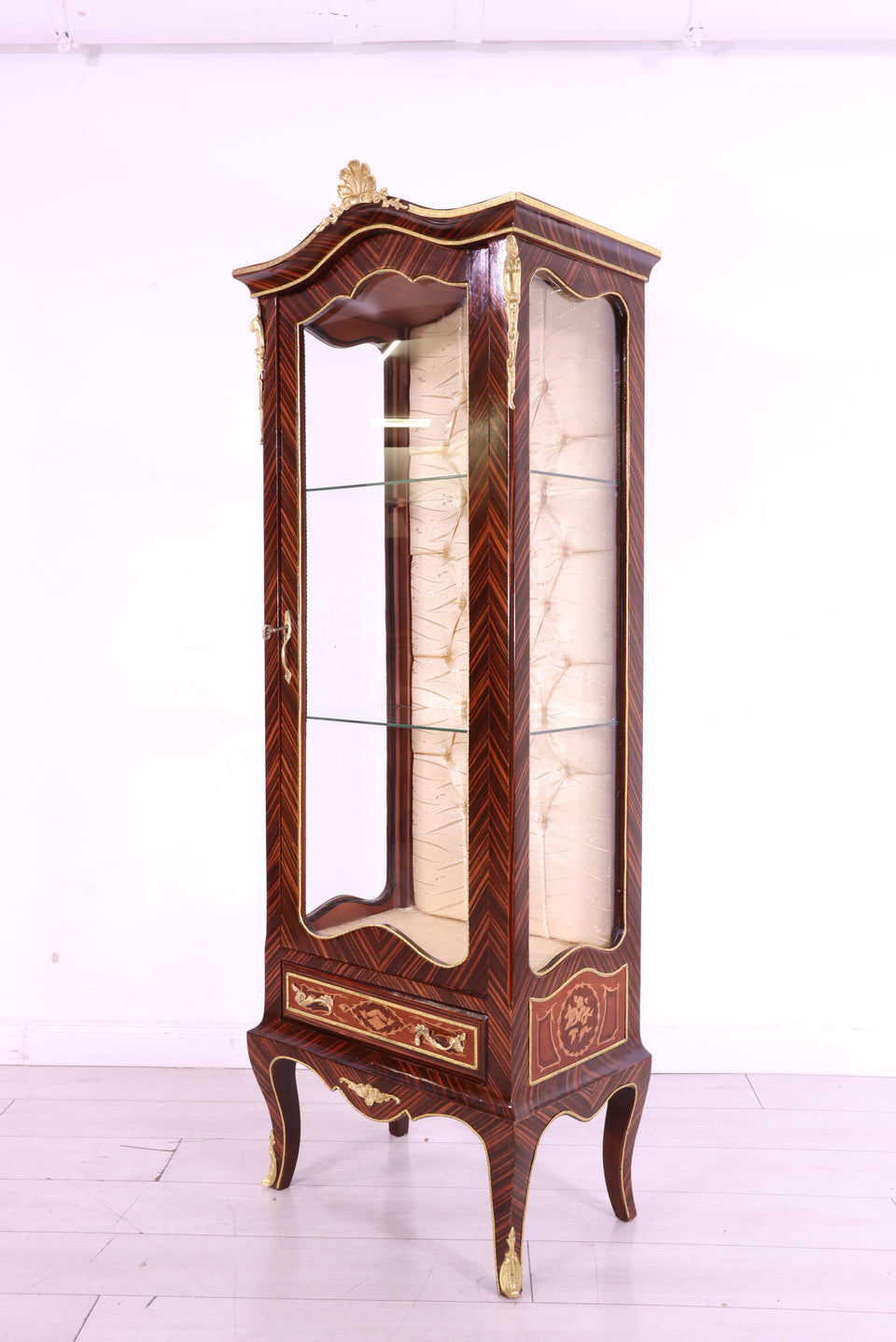 Traumhafte Barock Stil Vitrine Antik Stil Sammler Vitrine