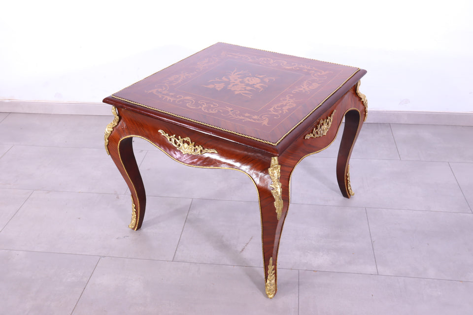 Traumhafter Barock Louis XV Couchtisch Antik Stil Ablage Intarsien