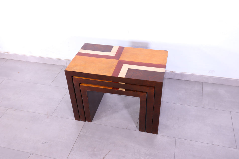 Edler Art Deco Stil Beistelltische 3er Satz Ablage Kult Ablage