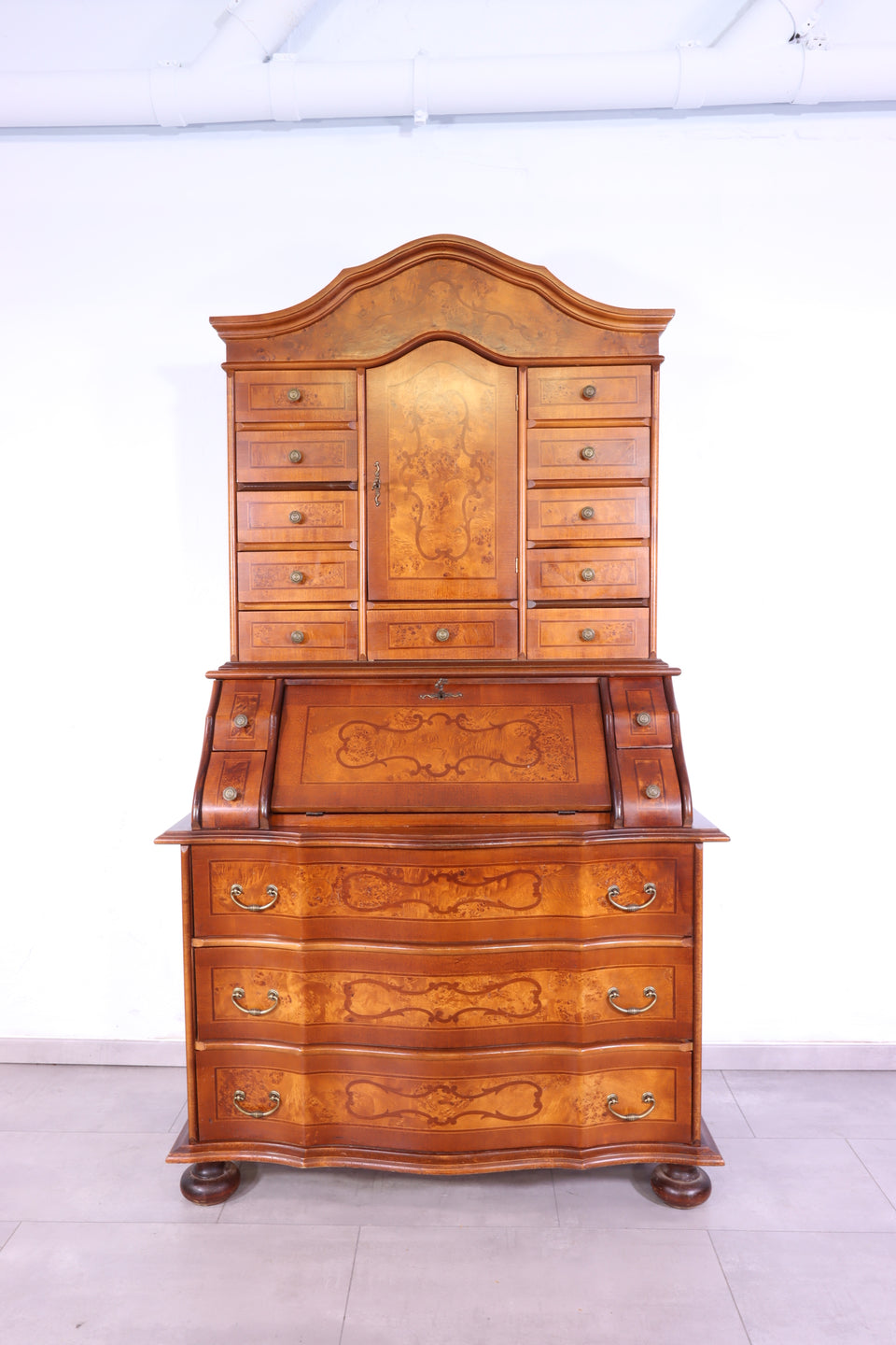 Prächtiger Sekretär Barock Stil Aufsatzsekretär Antik Stil Sekretär