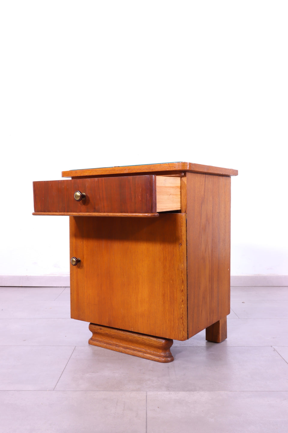 Schlichte Mid Century Retro Kommode 60s Vintage Sideboard Schrank