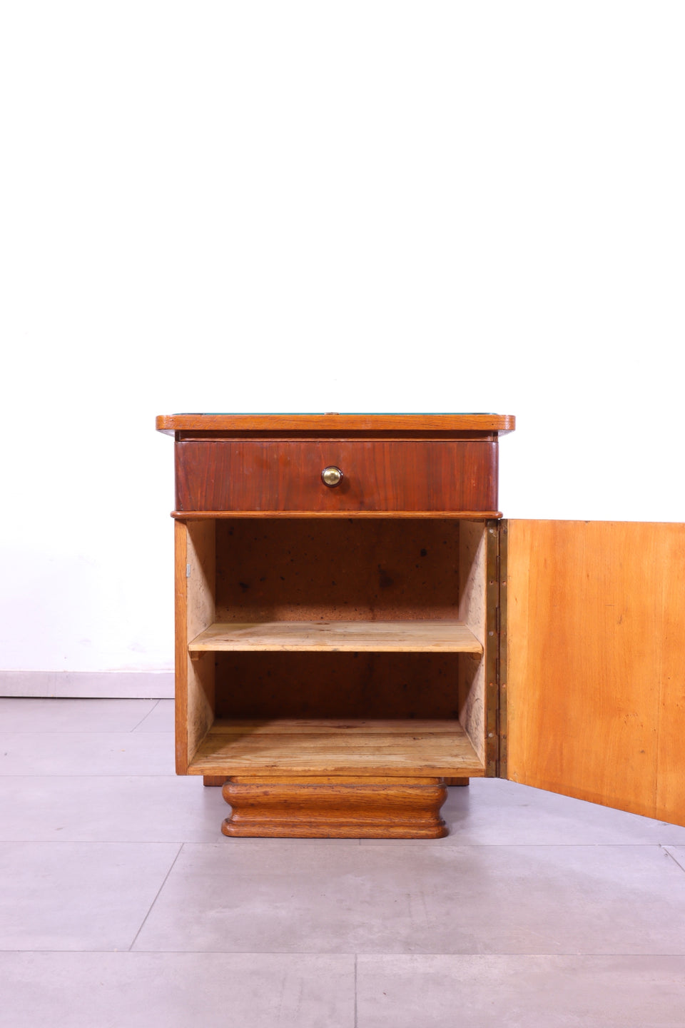 Schlichte Mid Century Retro Kommode 60s Vintage Sideboard Schrank