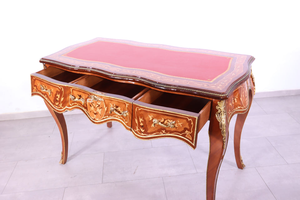 Louis XV Stil Schreibtisch French Desk Antik Stil Bürotisch