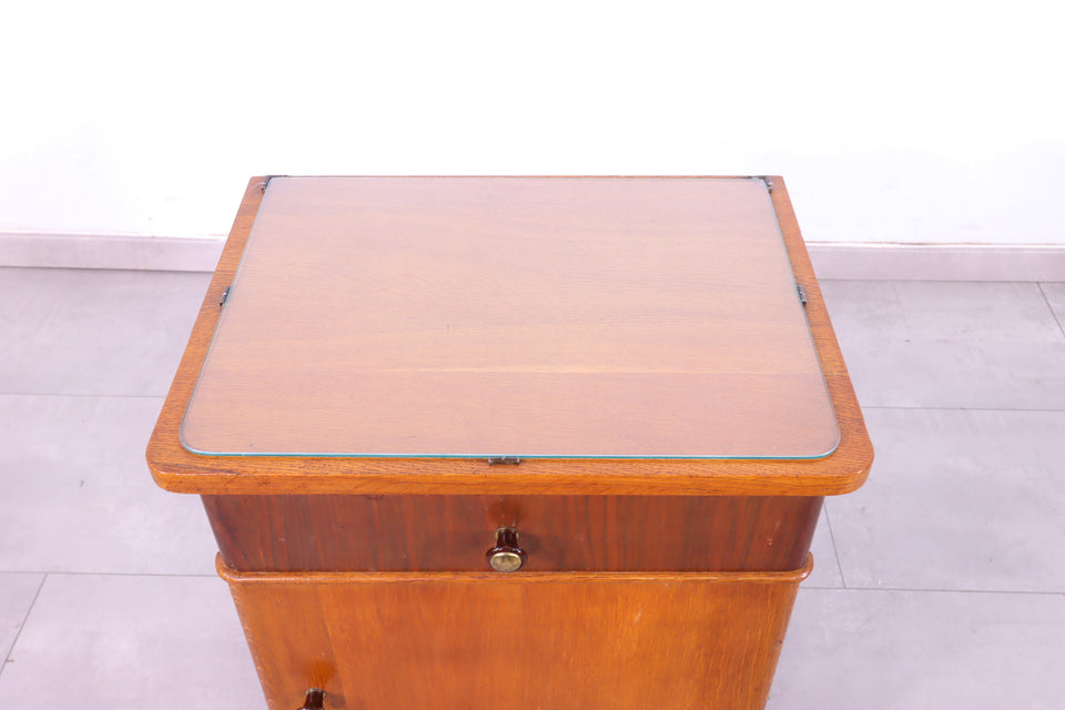 Schlichte Mid Century Retro Kommode 60s Vintage Sideboard Schrank