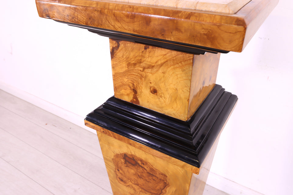Traumhafte Biedermeier Säule Blumensäule Marmor 2 von 2