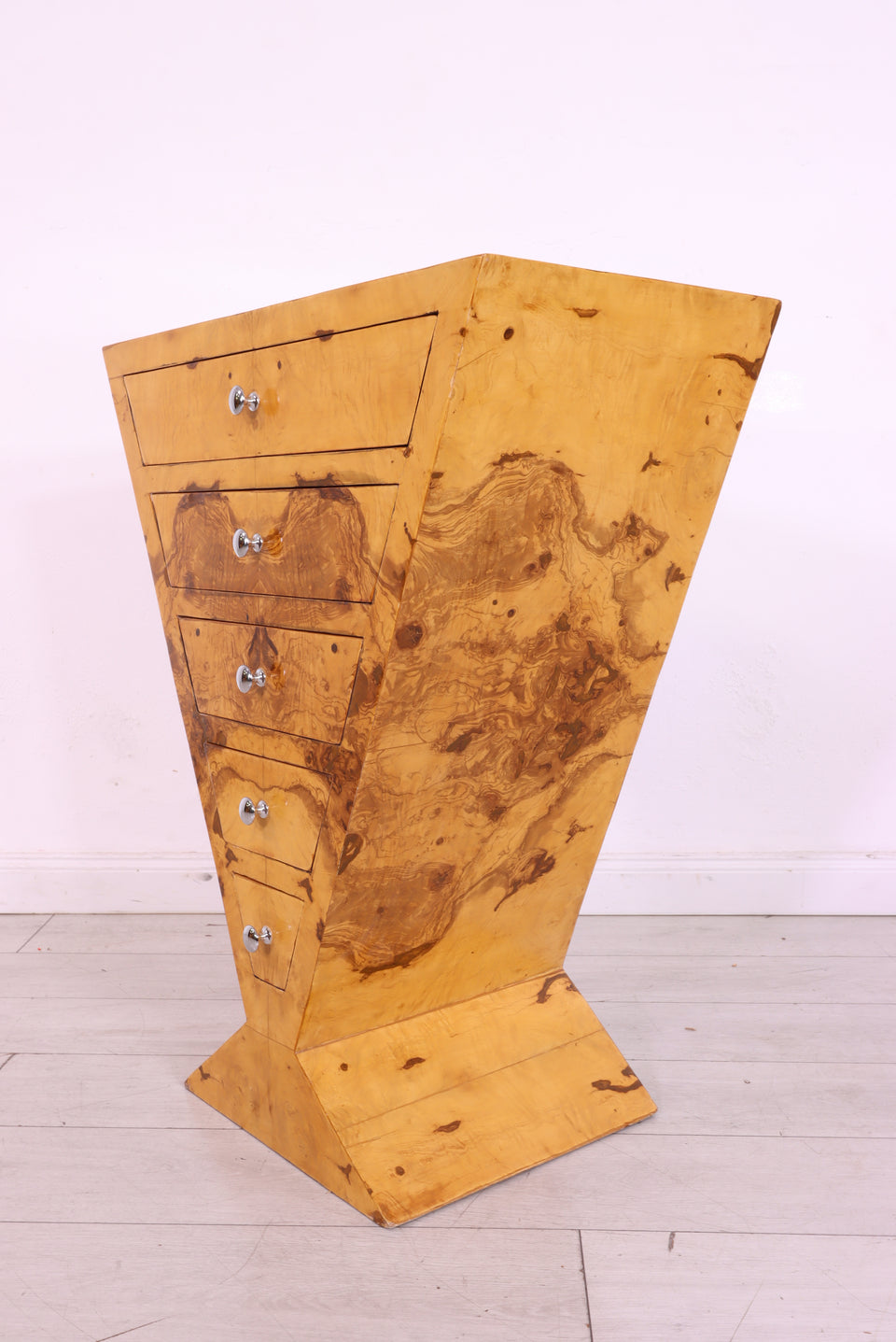 Traumhaftes Art Deco Highboard Birke Antik Stil Kommode 2 von 2