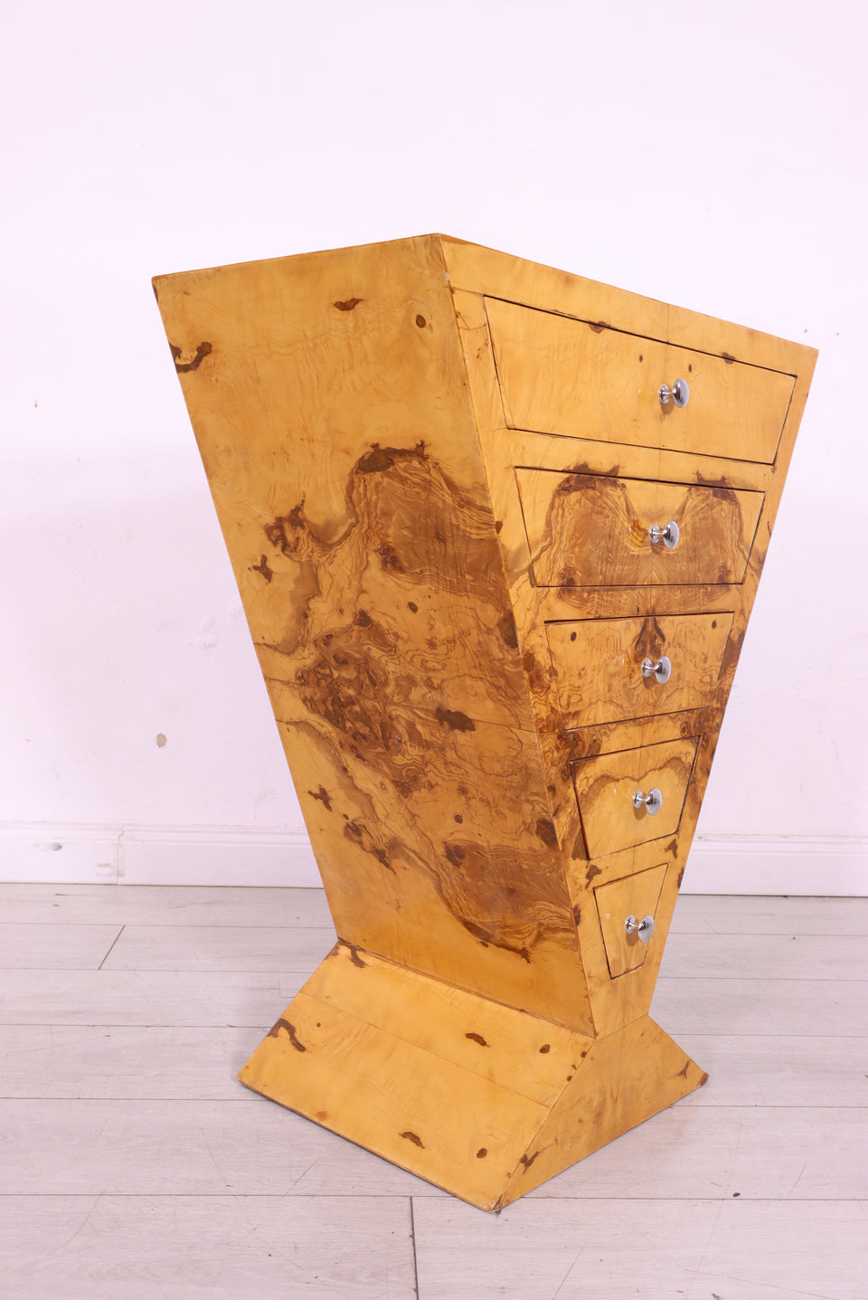 Traumhaftes Art Deco Highboard Birke Antik Stil Kommode 2 von 2