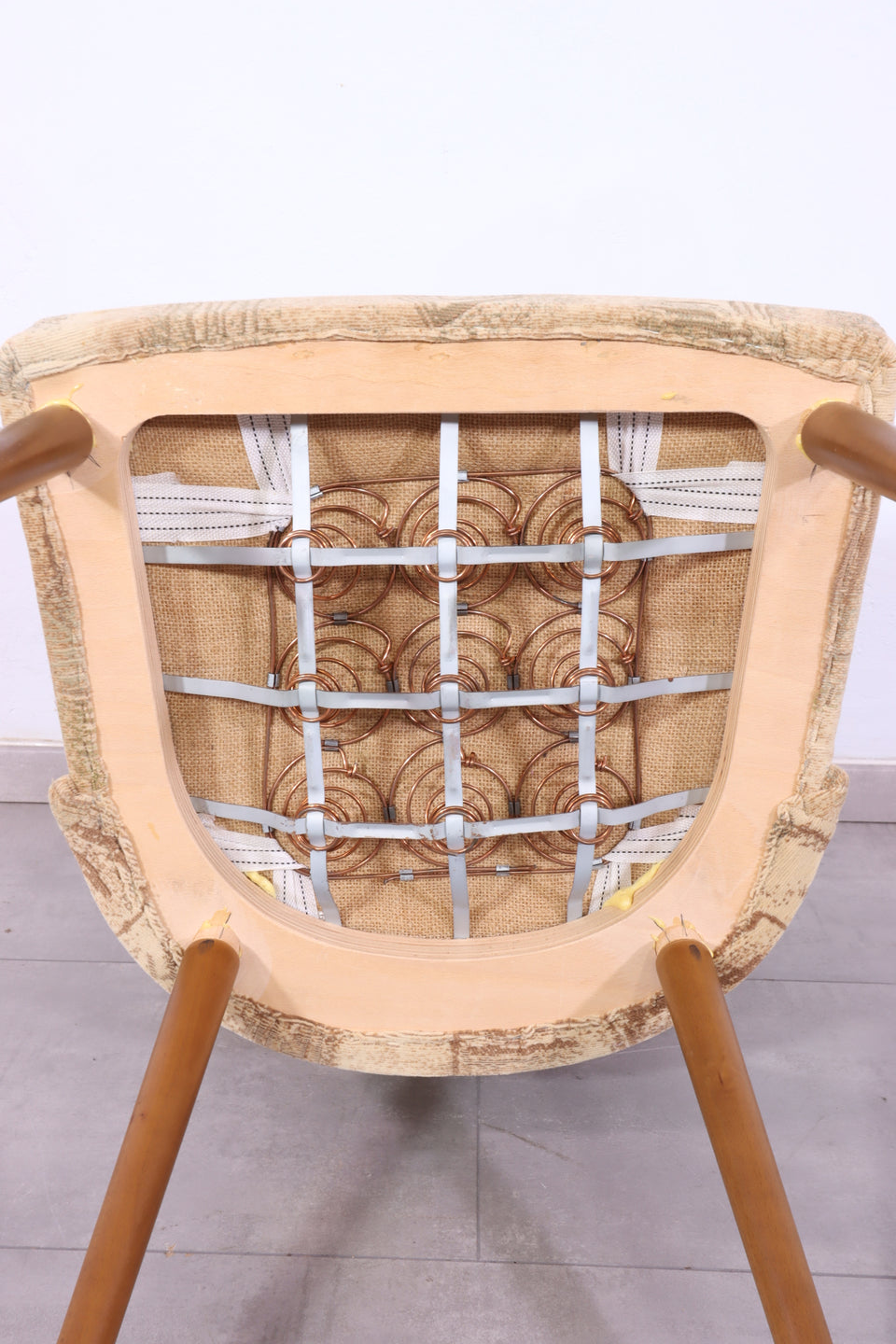 Wunderschöner Mid Century Cocktail Stuhl Vintage Chair 3 von 4