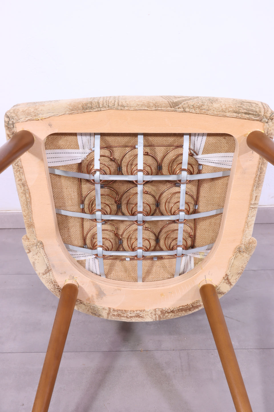 Wunderschöner Mid Century Cocktail Stuhl Vintage Chair 4 von 4