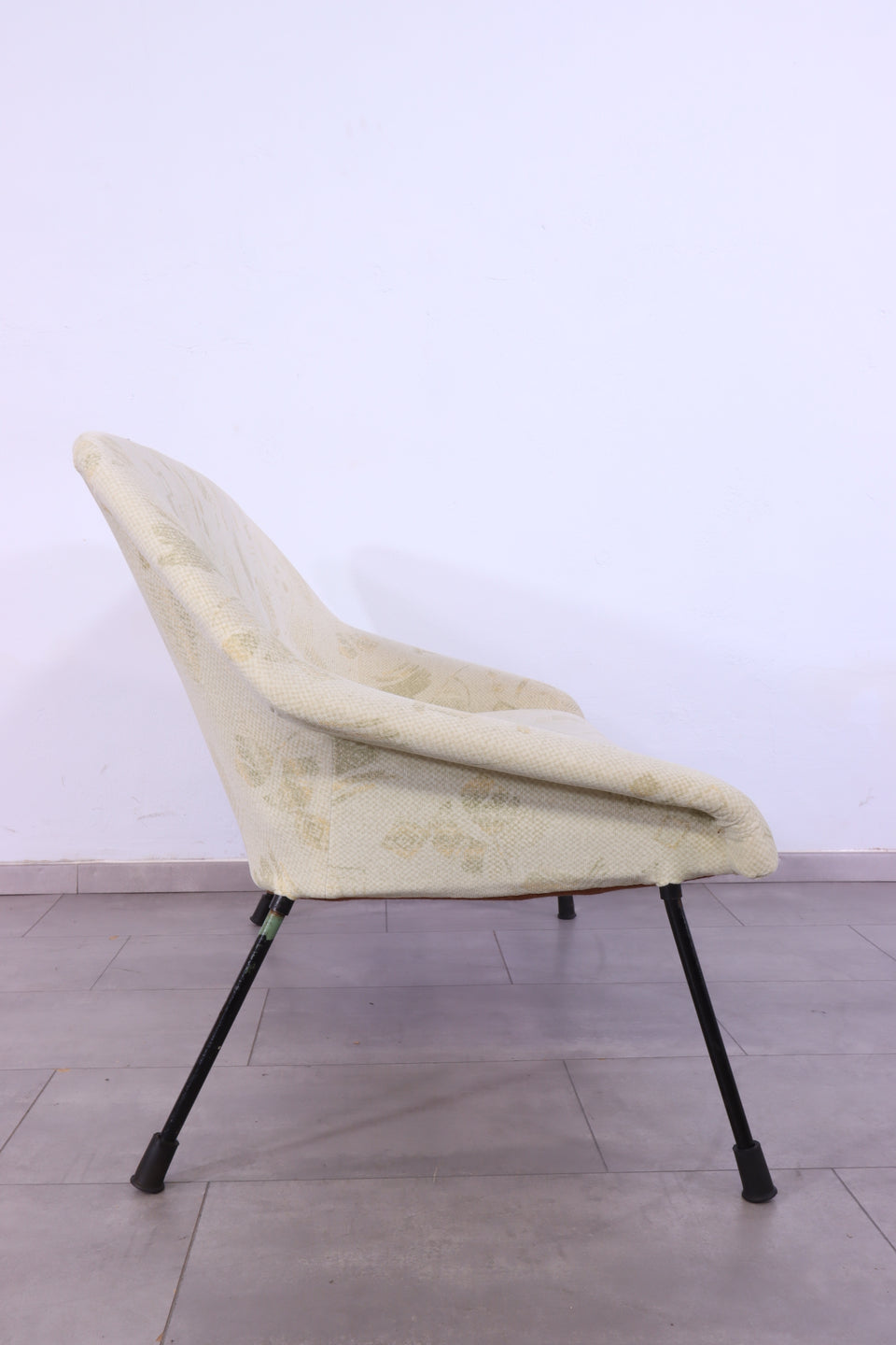 Wunderschöne Mid Century Sitzbank Vintage Polster 2er Sofa