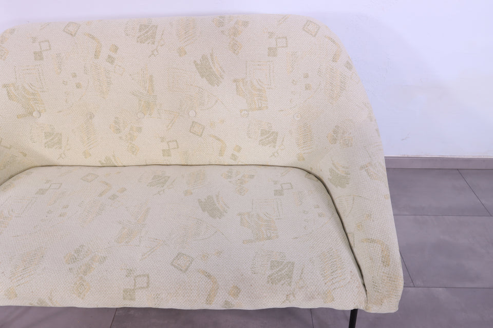 Wunderschöne Mid Century Sitzbank Vintage Polster 2er Sofa