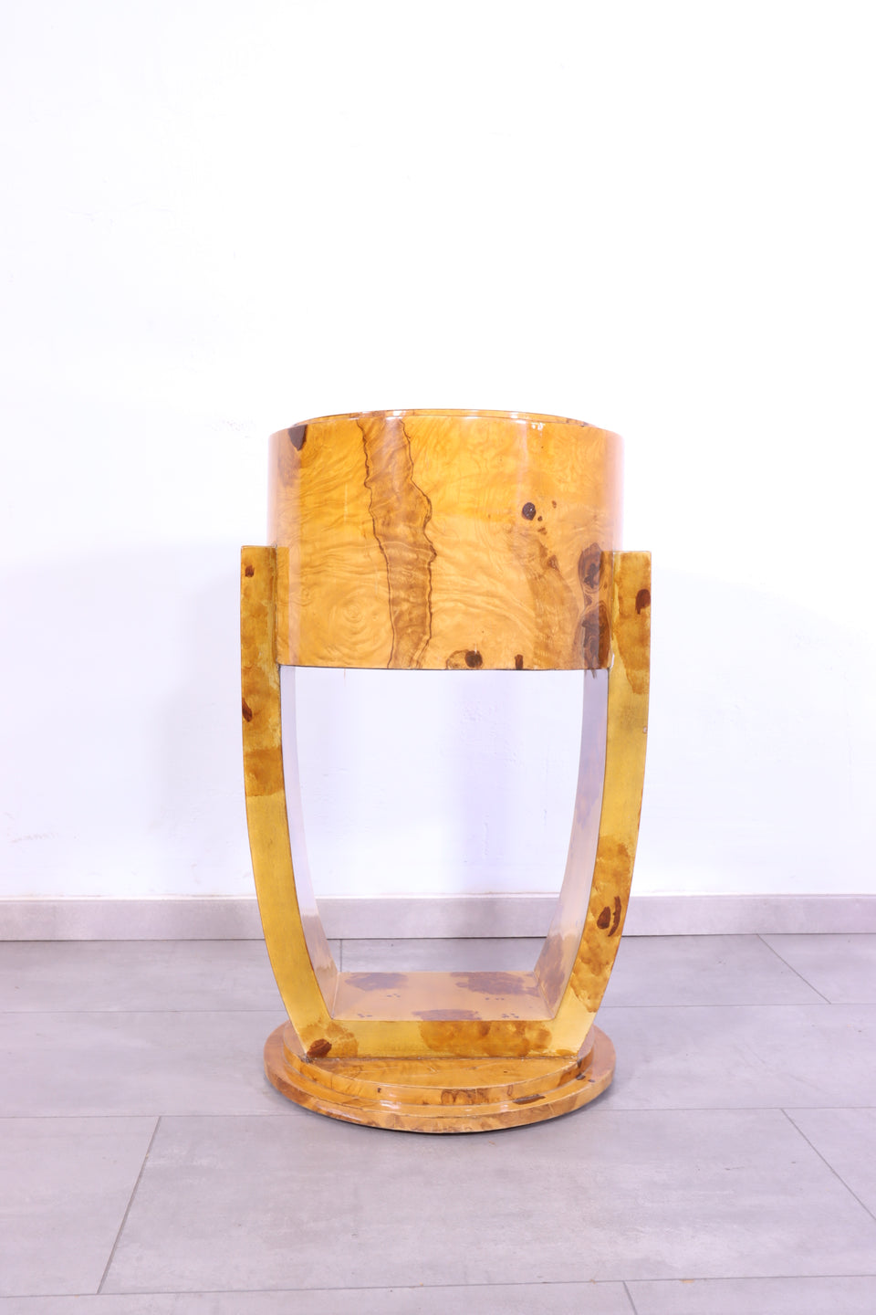Art Deco Stil Beistelltisch Birke Nachttisch Kommode 2 von 2
