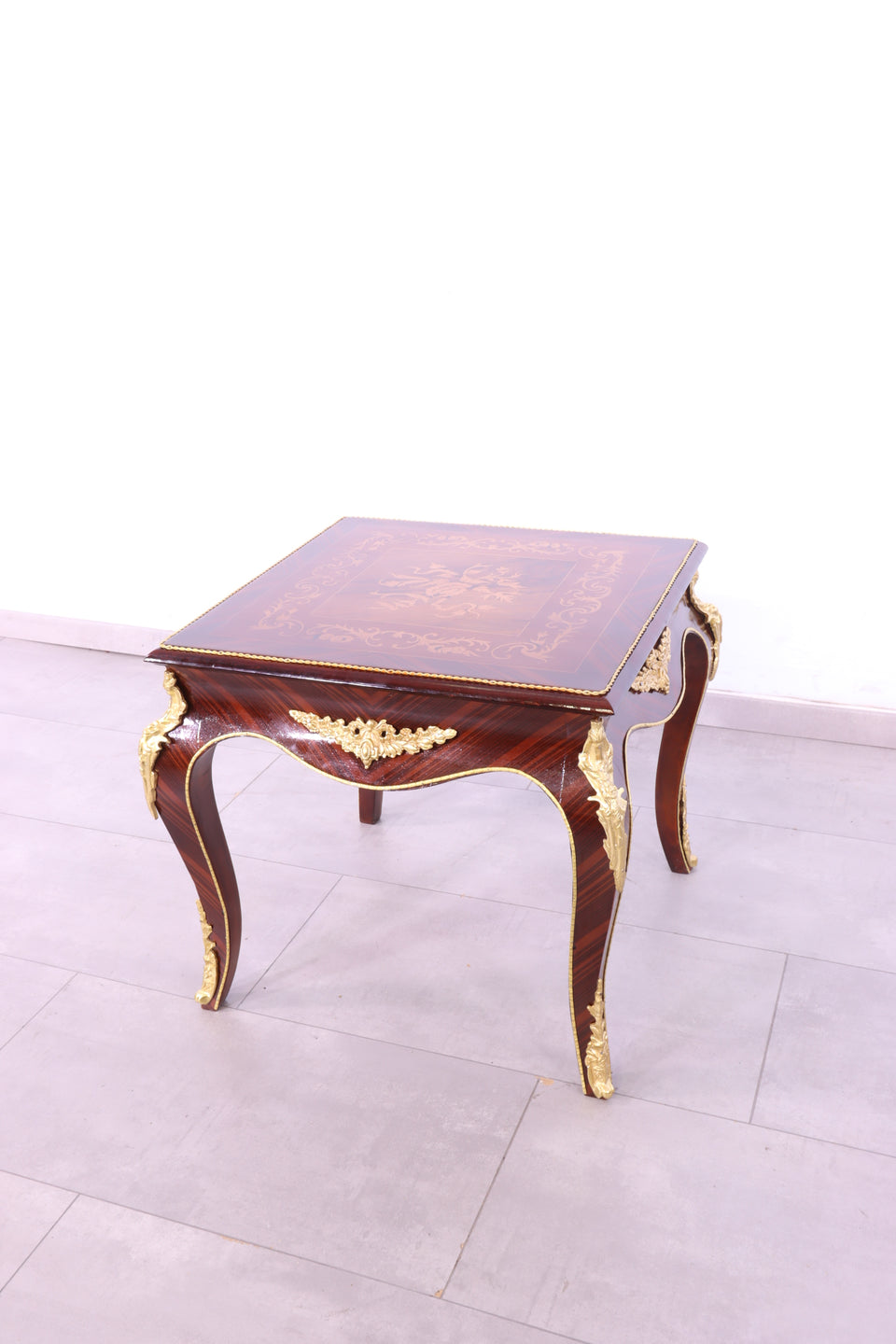 Traumhafter Barock Stil Tisch Beistelltisch Intarsien 2 von 2
