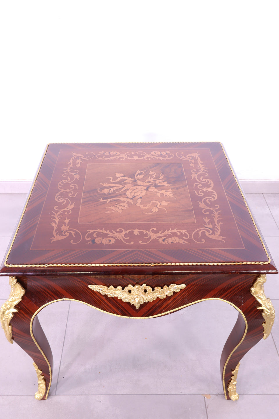 Traumhafter Barock Stil Tisch Beistelltisch Intarsien 2 von 2