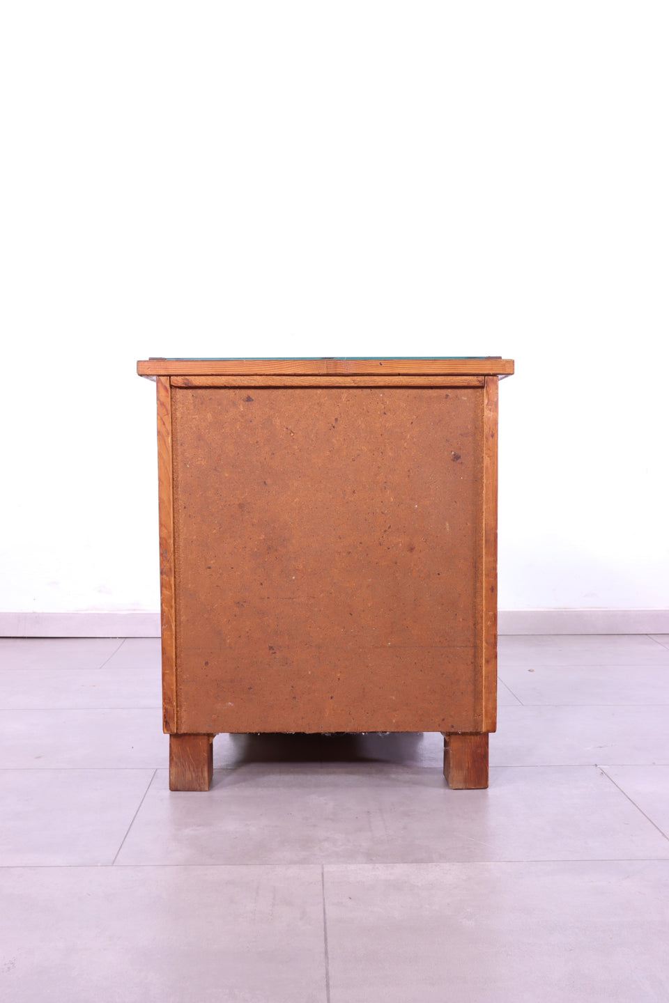 Schlichte Mid Century Retro Kommode 60s Vintage Sideboard Schrank