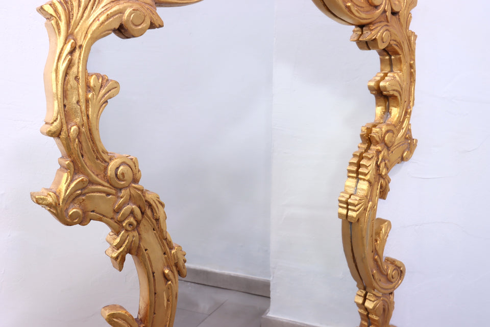 Wunderschöner Prunk Barock Stil Wandspiegel Ornamenten Spiegel