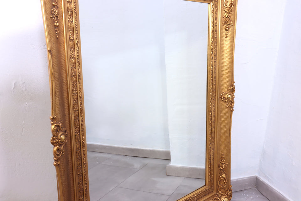 Sehr edler Prunk Barock Wandspiegel Ornamenten Spiegel
